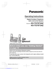 Panasonic KX-TG7872AZ Operating Instructions Manual