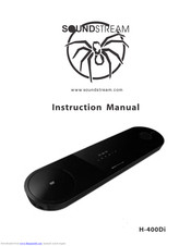 Soundstream H-400Di Instruction Manual