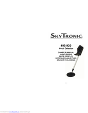 SKYTRONIC 499.920 Owner's Manual
