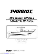 Pursuit 2470 WALKAROUND Owner's Manual