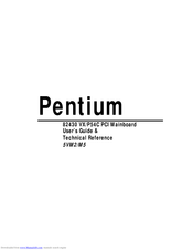 Pentium 82430 VX/P54C User's Manual & Technical Reference