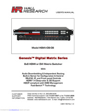 Hall Research Technologies HSM-I-08-08 User Manual