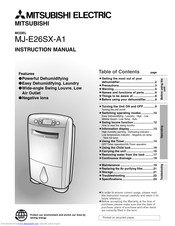 Mitsubishi Electric MJ-E26SX-A1 Instruction Manual