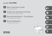 Epson Stylus Photo PX660 Operation Manual