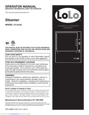 LoLo ST-6G Operator's Manual