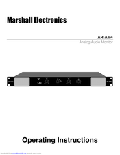 Marshall Electronics AR-AM4 Operating Instructions Manual