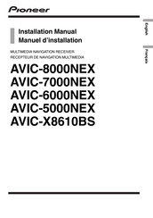 Pioneer AVIC-X8610BS Installation Manual