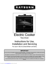 Rayburn Two-Oven Instructions For Use Installation And Servicing