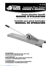 Floor Boar 10-452 Owner's Manual