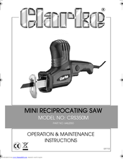 Clarke CRS350M Operation & Maintenance Instructions Manual