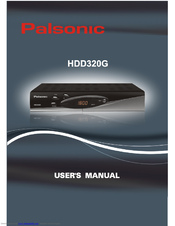 Palsonic HDD320G User Manual