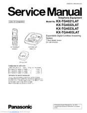 Panasonic KX-TG4022LAT Service Manual
