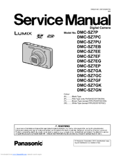 Panasonic Lumix DMC-SZ7EF Service Manual