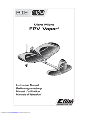 Horizon Hobby Ultra Micro FPV Vapor Instruction Manual