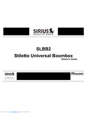 Directed Electronics SIRIUS SLBB2 Owner's Manual
