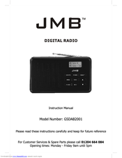 jmb GSDAB2001 Instruction Manual