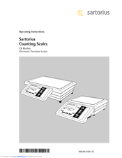 Sartorius CB Operating Instructions Manual