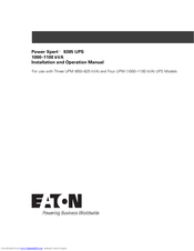 Eaton Power Xpert 9395 Installation And Operation Manual