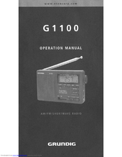 Grundig G1100 Operation Manual