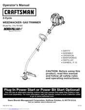 Craftsman Incredi-Pull 316.791080 Operator's Manual