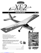 Hangar 9 Extra Easy XE2 Instruction Manual