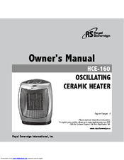 Royal Sovereign HCE-160 Owner's Manual
