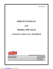 Ceeco SSW-321-X Service Manual