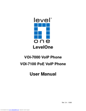 LevelOne VOI-7000 User Manual