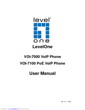 LevelOne VOI-7100 User Manual