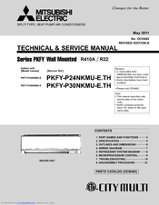 Mitsubishi Electric CITY MULTI PKFY-P30NKMU-E Technical & Service Manual