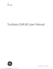 GE Security TruVision DVR 60 User Manual