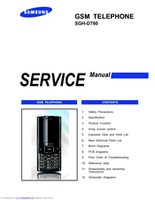 Samsung SGH-D780 Service Manual