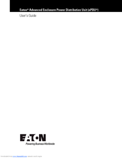 Eaton Advanced Enclosure Power Distribution Unit (ePDU) User Manual