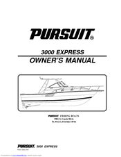 Pursuit 3000 EXPRESS Owner's Manual