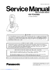 Panasonic KX-TCA256X Service Manual