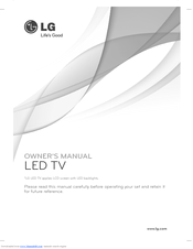 Lg LED TV Owner's Manual
