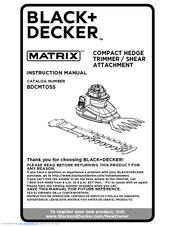 Black & Decker BDCMTOSS Instruction Manual