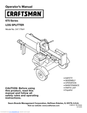 Craftsman 675 Series Operator's Manual