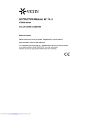 Vicon V700W-I Instruction Manual