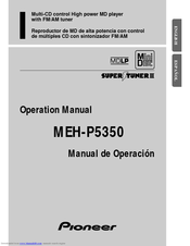 Pioneer MEH-P5350 Operation Manual