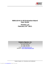 Redpine Signals RS9110-N-11-03 User Manual