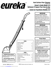 Eureka 313 Owner's Manual