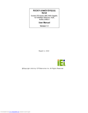 ICP Electronics ROCKY-3786EVU2 User Manual
