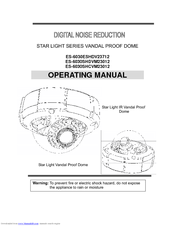 Digital Noise Reduction STAR LIGHT ES-6030ESHDV23712 Operating Manual