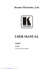 Kramer TP-202 User Manual