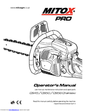 Mitox Pro CS45 Operator's Manual