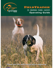 SportDOG FieldTrainer 2-Dog SD-402 Operating Manual