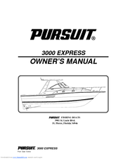 Pursuit 3000 EXPRESS Owner's Manual