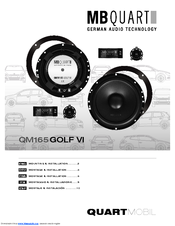 MB QUART QM165 GOLF VI MOUNTING 