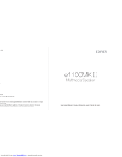 EDIFIER e1100MKII Quick Manual